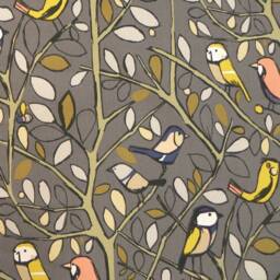 Handmade Drum Lampshade Modern Tweety Bird Fabric, Edinburgh Weavers - thumbnail 3