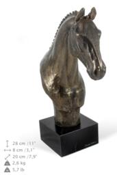 Hanoverian Horse, Horse Marble Statue, Limited Edition, Artdog - thumbnail 1