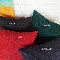 Handmade Boucl?? Christmas Pillow Cover Holiday Home Decor - 16x16'' - thumbnail 2