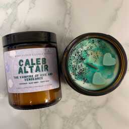 Caleb Altair Candle - Zodiac Academy Bookish Booktok Fantasy Romance Gift - thumbnail 2