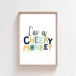 Boys Nursery Print, Bedroom Prints, Kids Wall Art, Safari Decor, Wild & Free Print - thumbnail 2