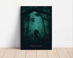 Predator Movie Poster Film Art Print, Action Decor