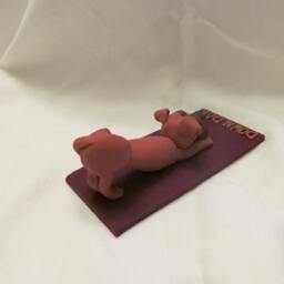Custom Hand Sculpted Yoga Dog - Down Pose - thumbnail 2