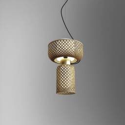 Handmade Bamboo Pendant Lamp Woven Minimalist Hanging Light - thumbnail 3