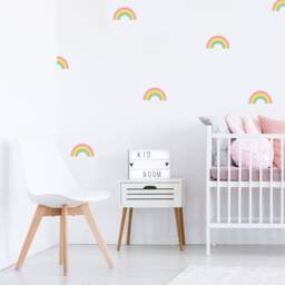Pastel Rainbow Stickaround Wall Stickers, Decal, Room Decor, Unicorn Decor - thumbnail 1