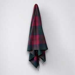 Lindsay - 100% Wool Tartan Blanket Eco Friendly Personalisable Blankets Throw