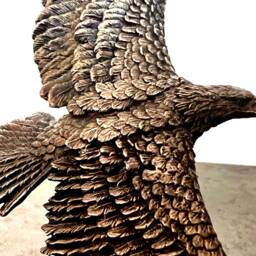 Solid Bronze Eagle By Steve Langford Limited Edition - thumbnail 3