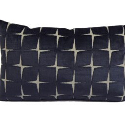 Harlequin - Issoria Midnight Glamorous Designer Cut Velvet Cushion Cover Throw Pillow Handmade Home Decor - thumbnail 3