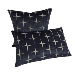 Harlequin - Issoria Midnight Glamorous Designer Cut Velvet Cushion Cover Throw Pillow Handmade Home Decor - thumbnail 2