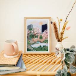 New York Central Park Art Print, Spring Scene, Poster, Nyc Summer Travel Print - thumbnail 3