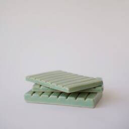 Ceramic Soap Dish - Green - thumbnail 2