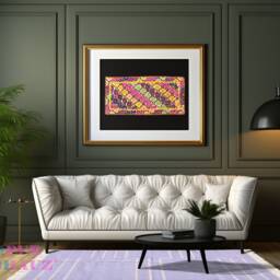 Handmade Cotton Dhurrie Rug Pastel Lilac Indian Rug, Reversible - thumbnail 2
