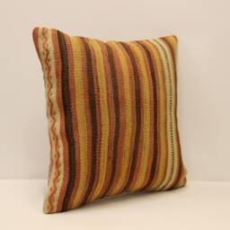 Kilim Pillow, Sofa Pillow Boho Pillow, Handwoven Pillow, 18x18 - 45x45 cm Minimalist Decorative Pillow, Cushion Cover Throw Pillow 4Kbf-652 - thumbnail 2