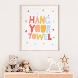 Set Of 3 Kids Bathroom Prints, Wash Your Hands Print, Playroom Wall Art, Decor, Signs, Art - thumbnail 2