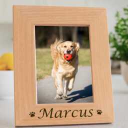 Rainbow Bridge Dog Memorial Personalized Pet Picture Frame - thumbnail 4