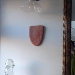 Aztec Alien Artifact Replica, Ceramic Tile Wall Art - thumbnail 2