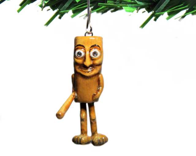 Tung Sahur Ornament - Italian Brainrot Meme Christmas Decor - image 1