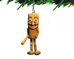Tung Sahur Ornament - Italian Brainrot Meme Christmas Decor - thumbnail 1