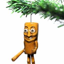 Tung Sahur Ornament - Italian Brainrot Meme Christmas Decor - thumbnail 2