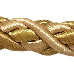 Pair Of Elegant Two Tone Gold Curtain & Drapery Rope Tiebacks, 18 Inch Long, Approx. 1/2 Thick, Style# Brtbm Color# Gold Medley - 8633 - thumbnail 3