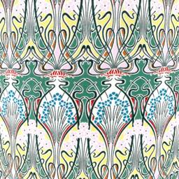 Ianthe Liberty Style Lampshade Green Pink Lamp Shade, For Standard Lamps Or Ceiling Light - thumbnail 4