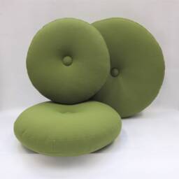 Olive Green Outdoor Cushion Made Of Softshell, High-Quality Swiss Fabric - thumbnail 2