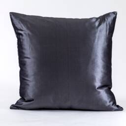 Brunschwig Fils Animal Print Silk Pillow Cover, Gray & Black - thumbnail 4