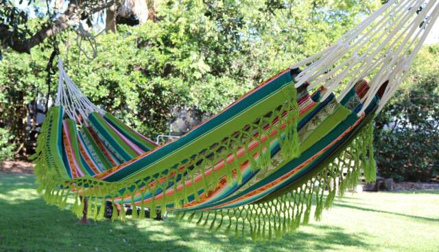 Vibrant Inca Hammock - Lightweight, Double, Handmade Ultra-Comfy For Outdoor Bliss & Relaxation - image 1