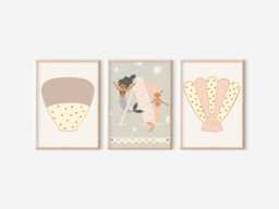 Mermaid & Shell Themed Prints For A Nursery, Little Girls Room Or Playroom. - Prints Only - thumbnail 1