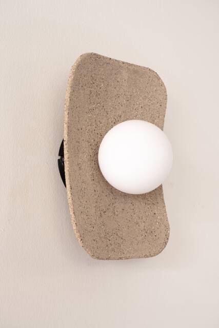 Handmade Ceramic Wall Sconce Japandi Wabi Sabi Lighting - image 1