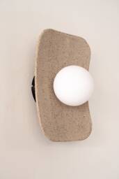 Handmade Ceramic Wall Sconce Japandi Wabi Sabi Lighting