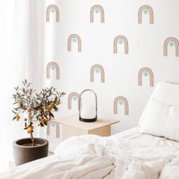 Minimalist Arch Wall Decal Set - Abstract Decor, Boho Interior Art, Modern Farmhouse Removable Stickers - thumbnail 2