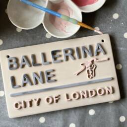 Ballerina Lane-City Of London-London Street Sign-Ballet Shoe-Dancing-Ballerina-Girls Room-Stocking Fillers-Birthday Gift-Daughter-Dance - thumbnail 2