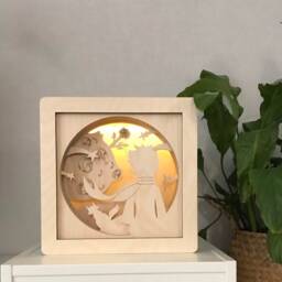The Little Prince - Little Lamp-Little Shadow Box-Little Light-Baby Night Light-Little Light Box - thumbnail 2