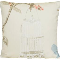 Nina Campbell Bird Cage Print 2 Cushion Covers Cotton Fabric 16 - thumbnail 2