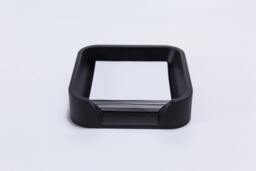 Memo Pad Holder , Note Paper Holder, Tray For 3x3 Inches Paper, Wooden Cube Dispenser. Black, Orange, Red, Gray & Navy Blue Colors