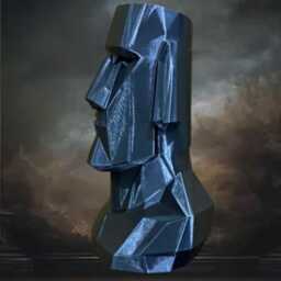 Moai Deco Imperium Sculpture, Home Office Decor Desk Accessories Office Decor Easter Island - thumbnail 2