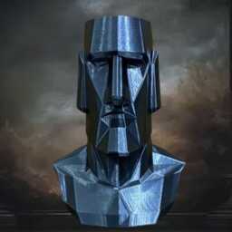 Moai Deco Imperium Sculpture, Home Office Decor Desk Accessories Office Decor Easter Island - thumbnail 3