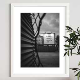 Lorde Inspired Poster - Ribs Lyric Billboard Print It Feels So Scary Getting Old Black & White Skeleton Wall Art Music Gift Idea - thumbnail 2