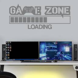 Gaming Zone Loading Vinyl Wall Decal Gamer Room Decor Xbl2 - thumbnail 3
