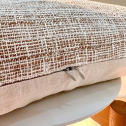 Brown Dot Block Print Mudcloth Hmong Pillow Case - thumbnail 3