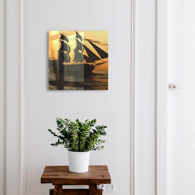 Sea Adventure Key Cabinet For Home, Orange Industrial Box, Photographic Landscapes, Lovers Of Sailing And - image 1