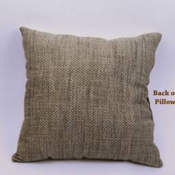 Personalized Embroidered Throw Pillow Folk Art Floral Design - thumbnail 4