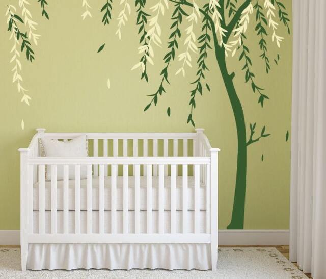 Baby Boy Nursery Ideas Stick On Wall Art Tree Decals For Walls Sticker Personalized Decalisland - Room Sd 047 - image 1