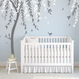 Baby Boy Nursery Ideas Stick On Wall Art Tree Decals For Walls Sticker Personalized Decalisland - Room Sd 047 - thumbnail 3