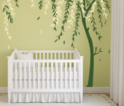 Baby Boy Nursery Ideas Stick On Wall Art Tree Decals For Walls Sticker Personalized Decalisland - Room Sd 047 - thumbnail 1