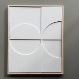 3D Relief Textured Image, Wall Art, Modern Minimalist Abstract Decoration - thumbnail 2