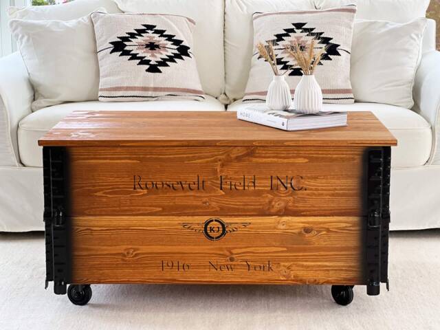 Coffee Table Xl Chest Wooden Box Vintage Shabbychi - image 1