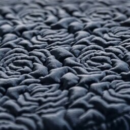 Kirkby Design Roses Indigo Flora Pattern Velvet Cushion Cover, Sofa Pillow Genuine Fabric Kdc5235/02 , Handmade Worldwide Shipping - thumbnail 2
