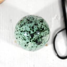 Handmade Speckled Ceramic Hanging Planter Boho Home Decor - thumbnail 4